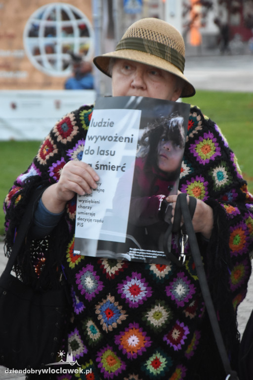 Protest ws. sytuacji na granicy z Białorusią