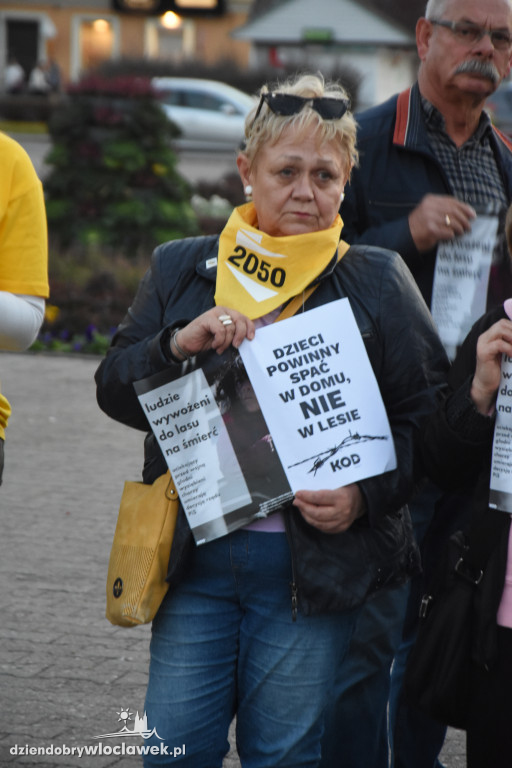 Protest ws. sytuacji na granicy z Białorusią