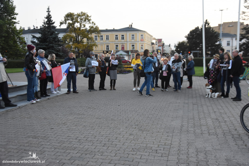 Protest ws. sytuacji na granicy z Białorusią