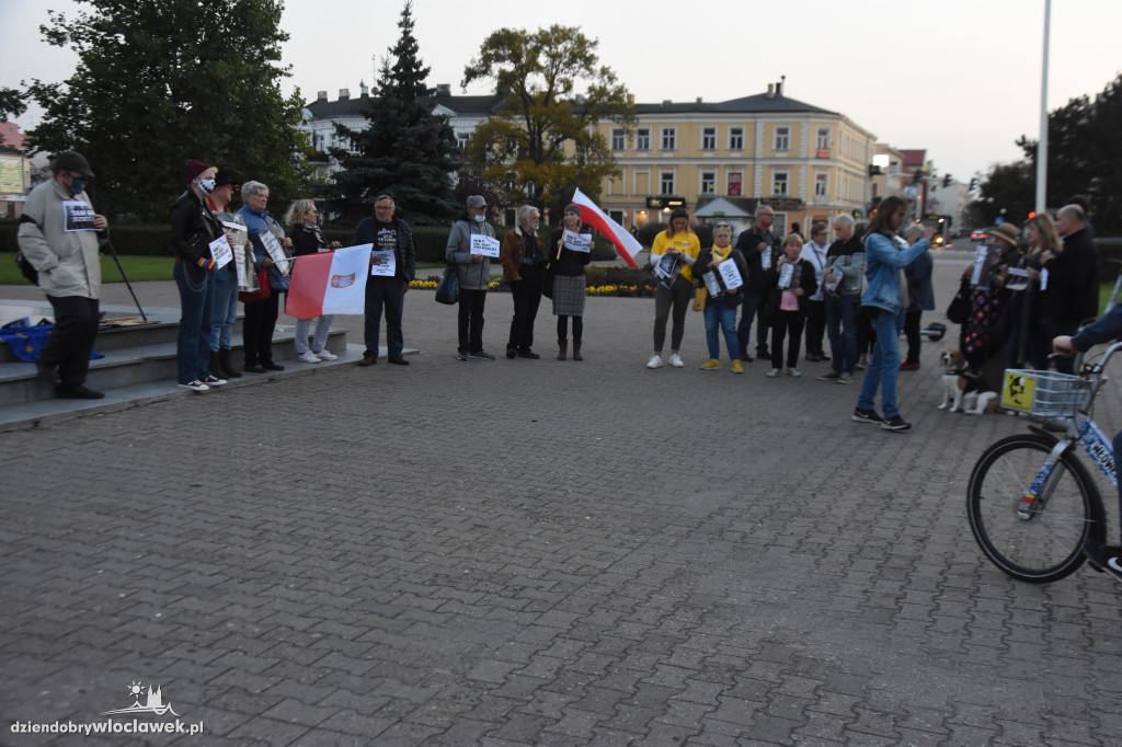 Protest ws. sytuacji na granicy z Białorusią