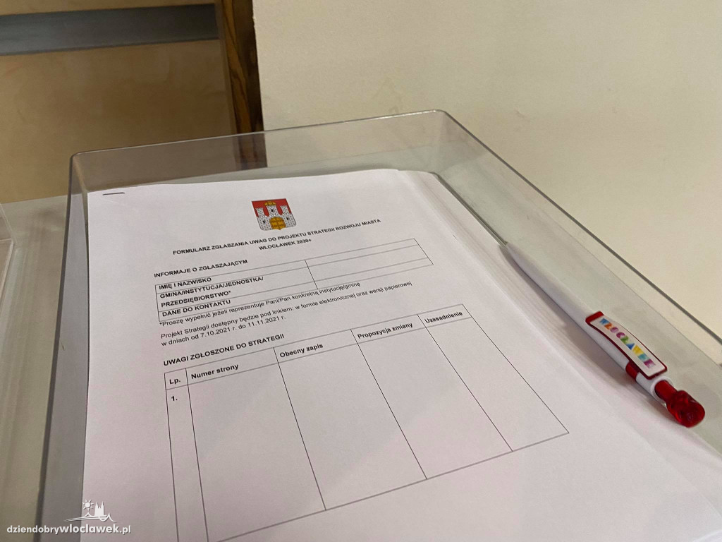 Jest projekt Strategii Rozwoju Miasta