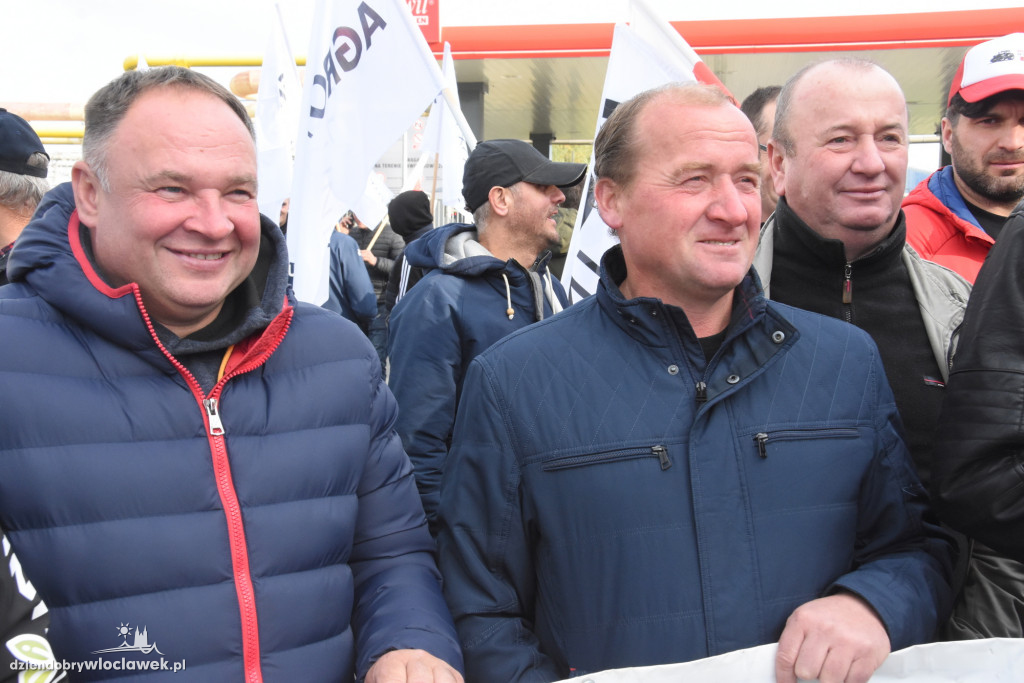 Protest rolników przed Anwilem