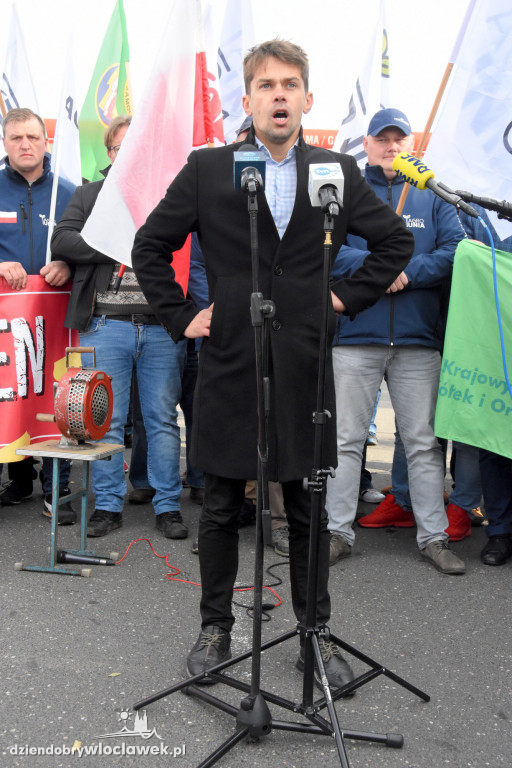 Protest rolników przed Anwilem