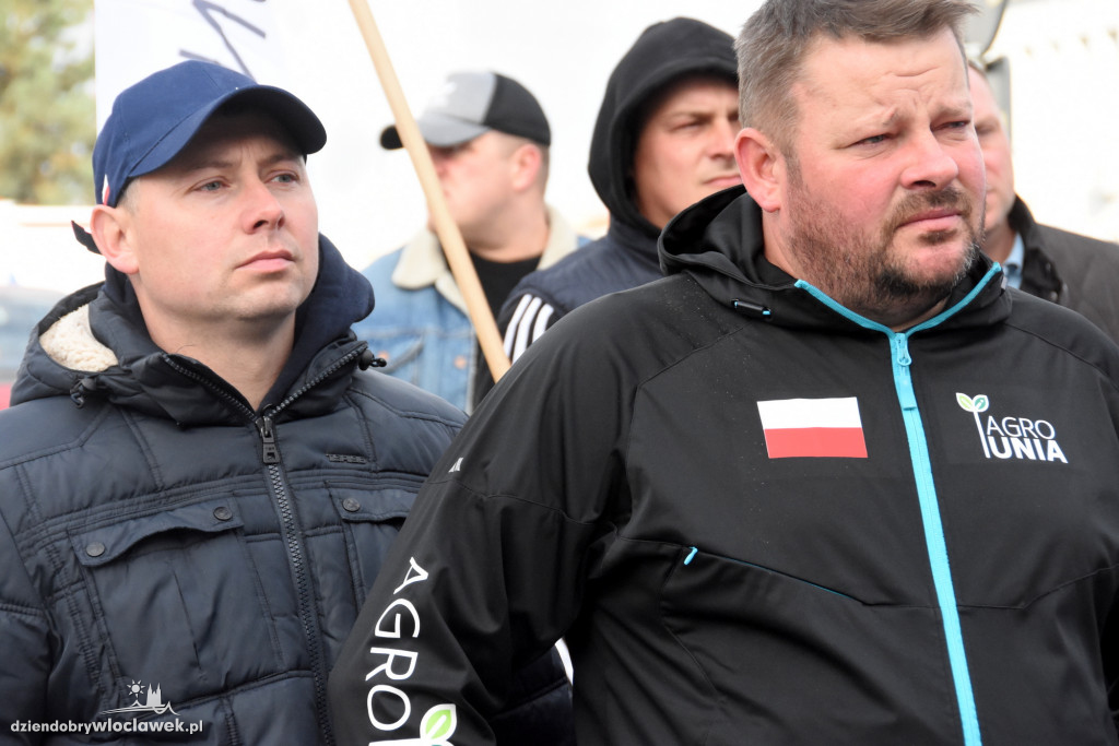 Protest rolników przed Anwilem