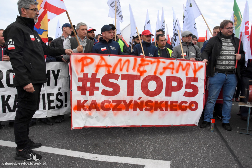 Protest rolników przed Anwilem