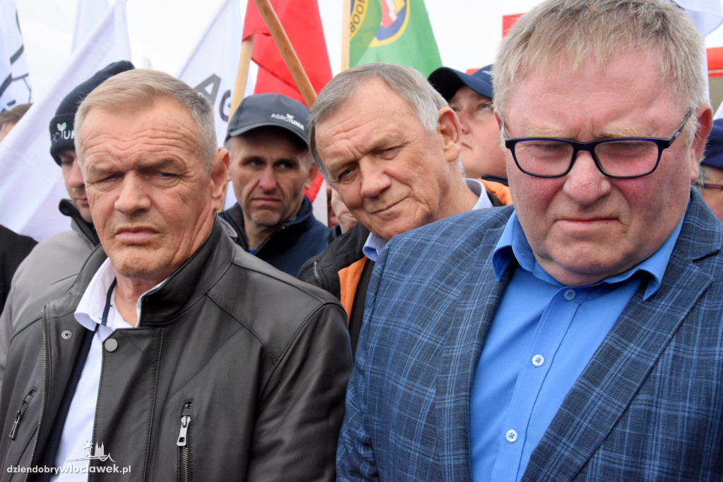 Protest rolników przed Anwilem