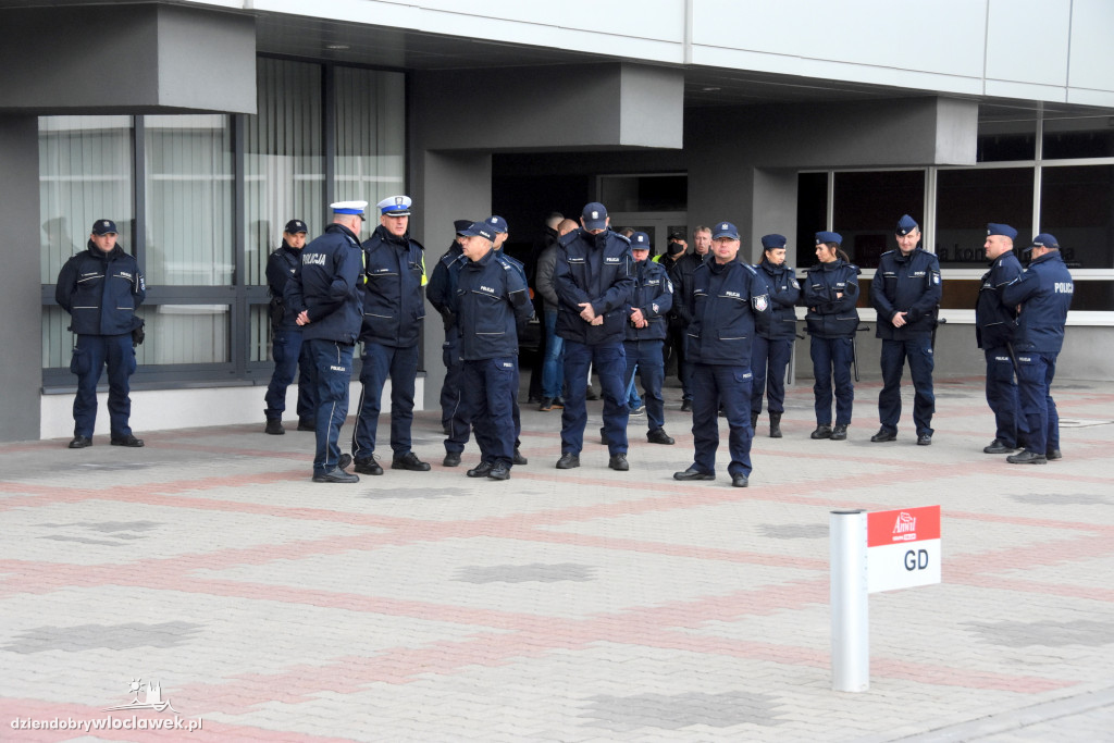 Protest rolników przed Anwilem
