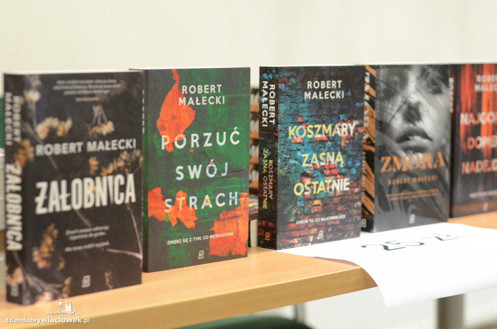 Robert Małecki - spotkanie w bibliotece