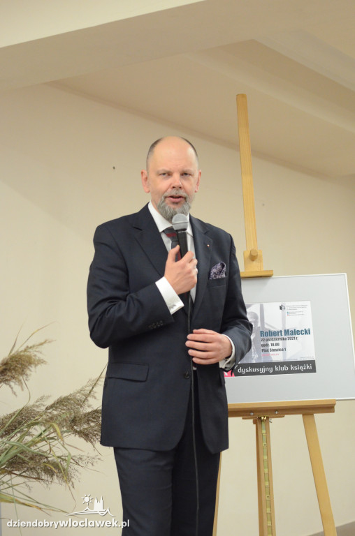 Robert Małecki - spotkanie w bibliotece