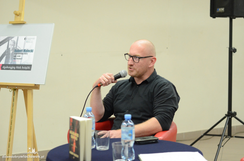 Robert Małecki - spotkanie w bibliotece