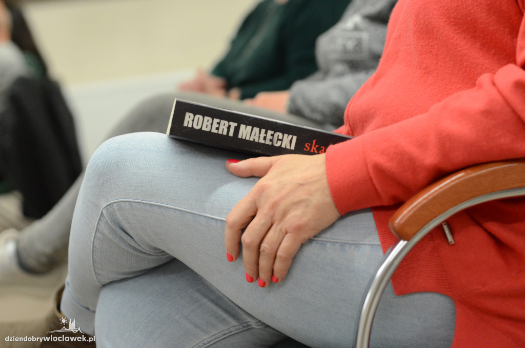 Robert Małecki - spotkanie w bibliotece