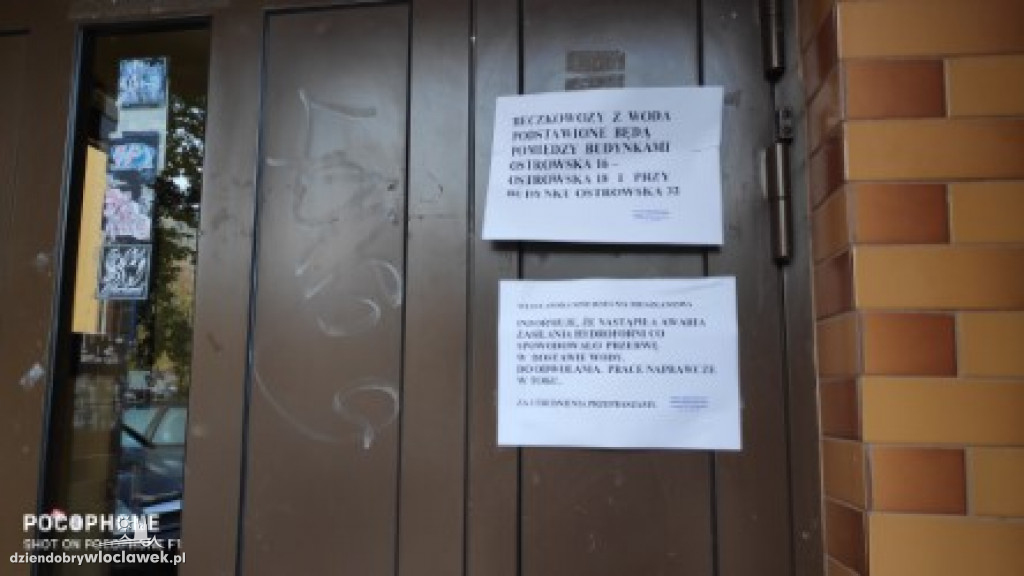 Trzy wieżowce od doby bez wody