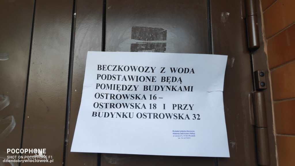 Trzy wieżowce od doby bez wody