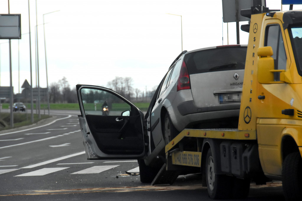 Wypadek na obwodnicy Kowala