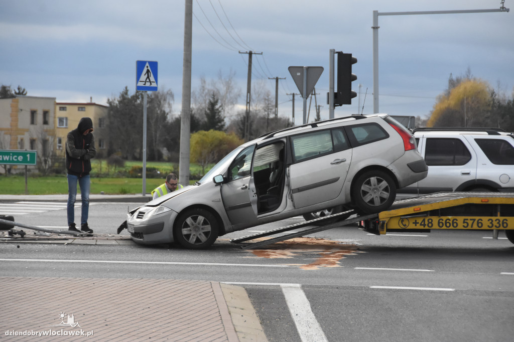Wypadek na obwodnicy Kowala