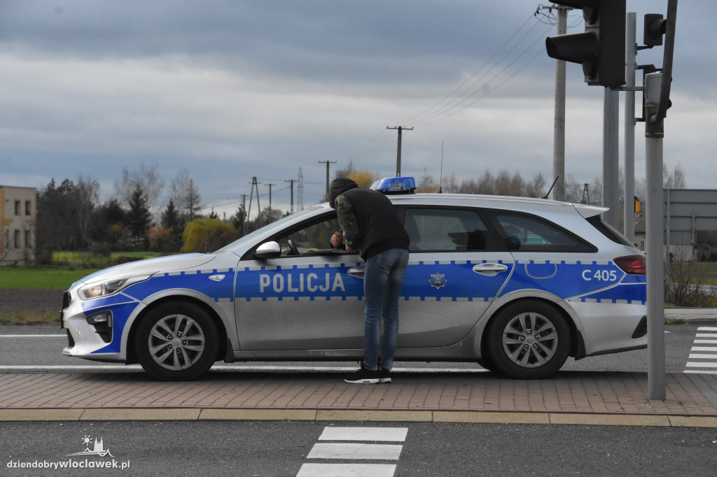 Wypadek na obwodnicy Kowala