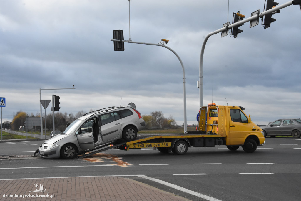 Wypadek na obwodnicy Kowala