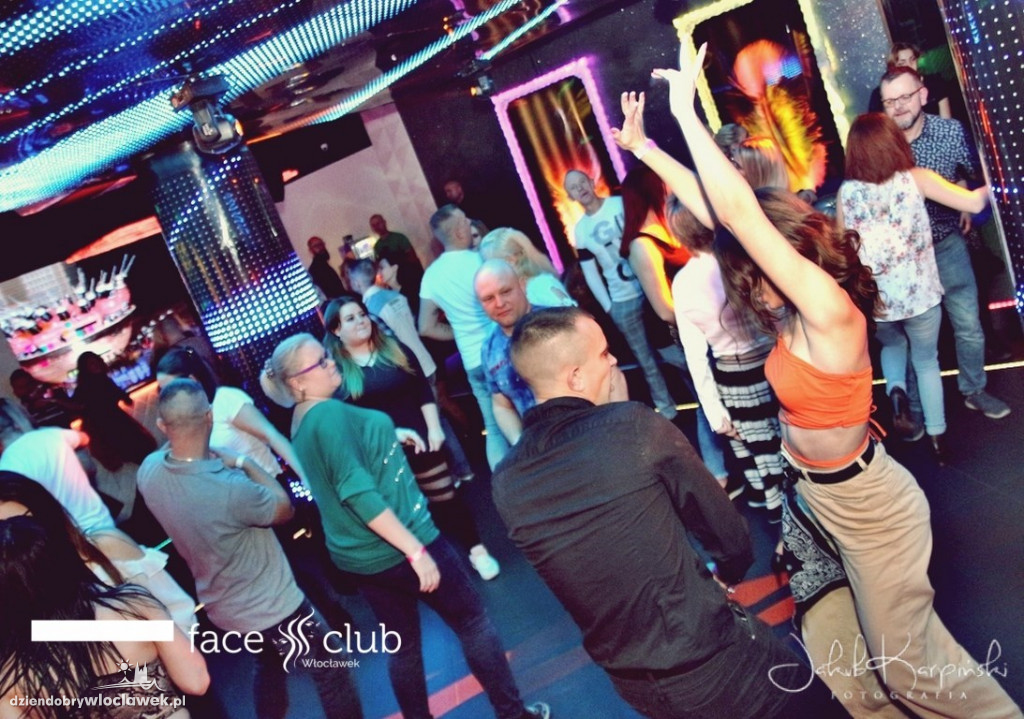 Sobotnia zabawa w Face Club Włocławek