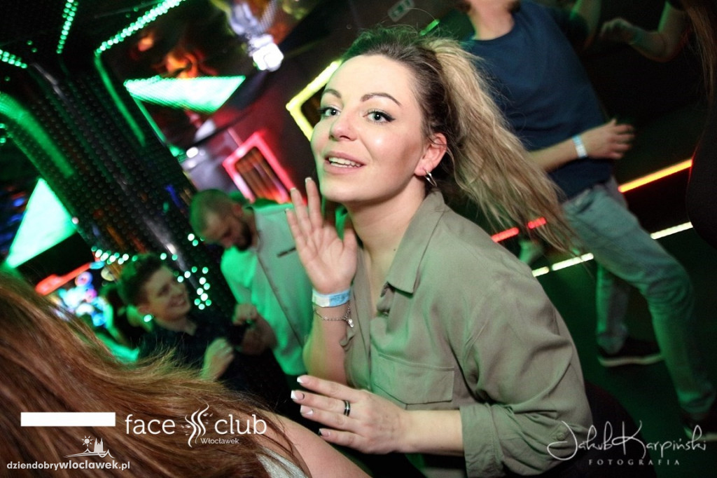 Sobotnia zabawa w Face Club Włocławek