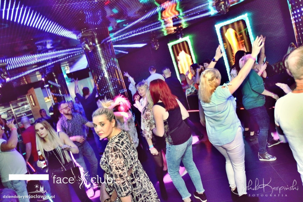Sobotnia zabawa w Face Club Włocławek