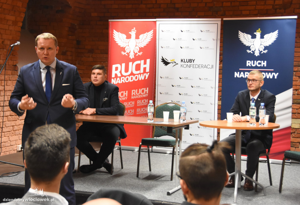 Spotkanie z posłem Krystianem Kamińskim