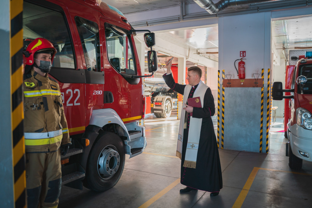Nowy wóz włocławskich strażaków