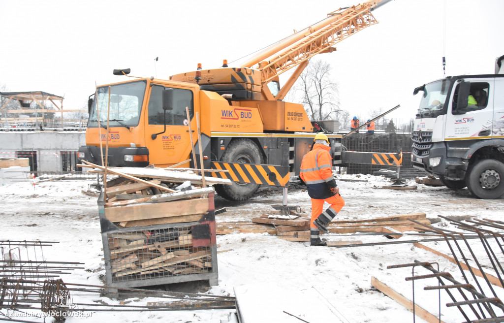 Postępy w pracach przy budowie Powiatowego Centrum Zdrowia