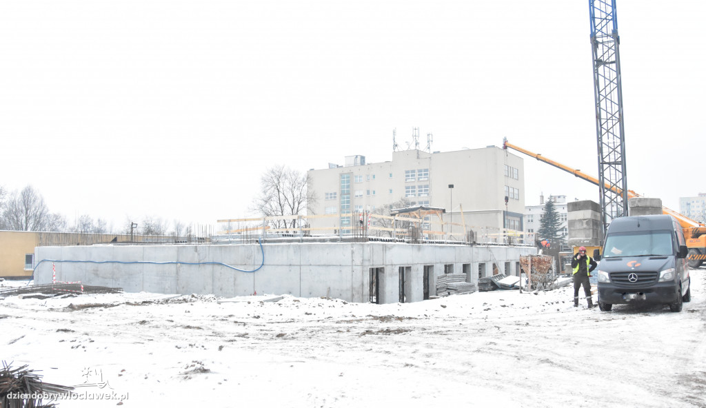 Postępy w pracach przy budowie Powiatowego Centrum Zdrowia