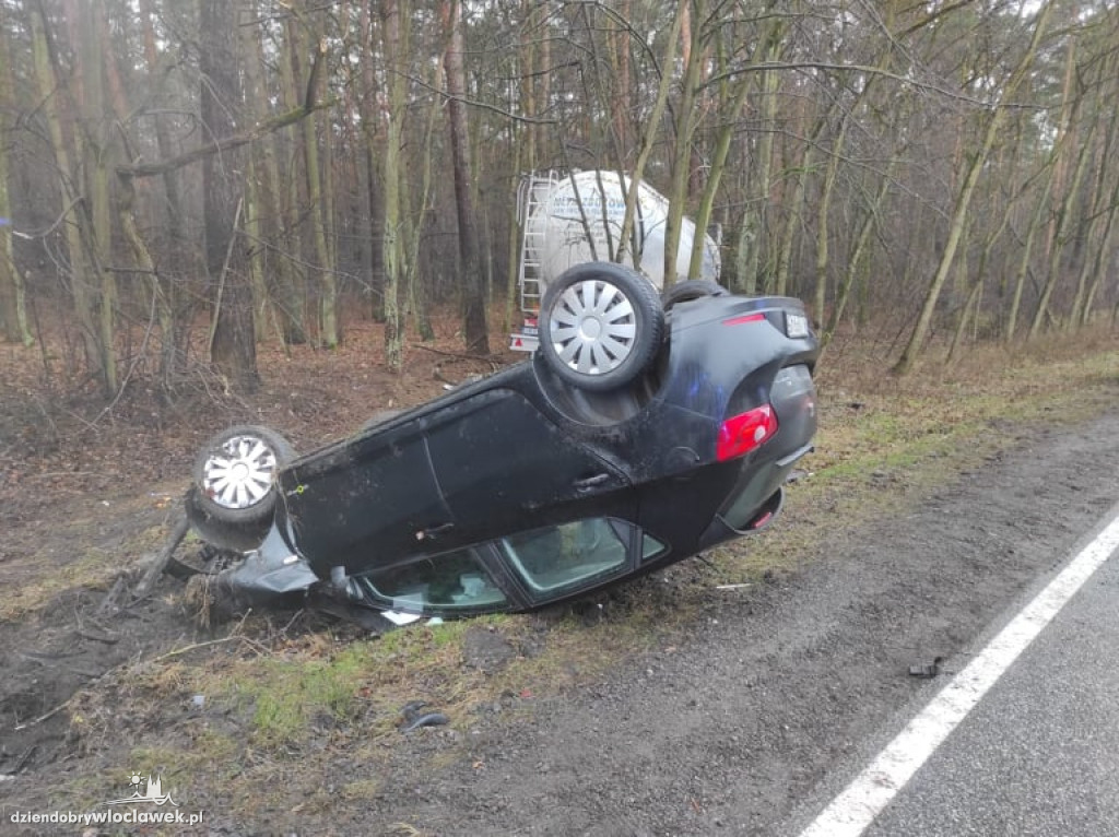 Wypadek na trasie Pikutkowo - Włocławek