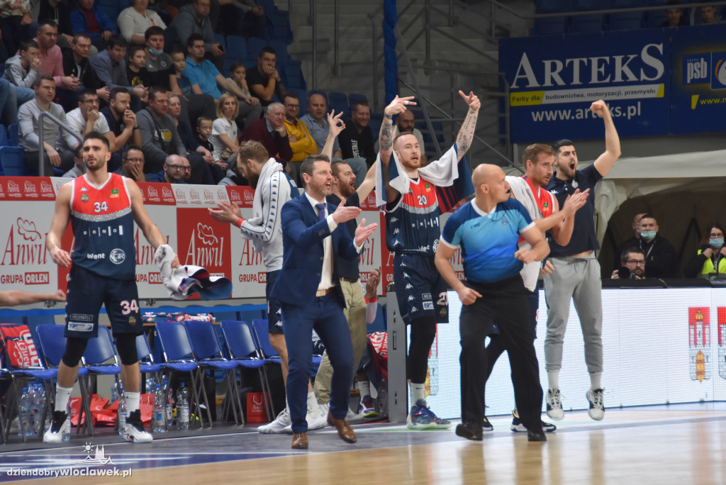 Mecz Anwil Włocławek - Basket Brno