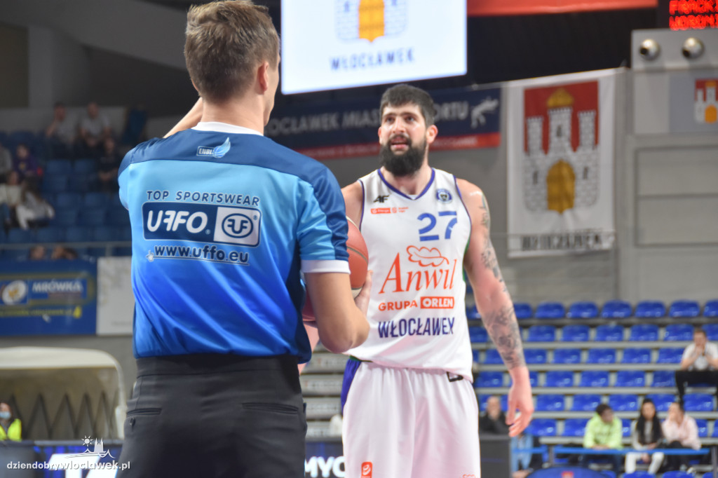 Mecz Anwil Włocławek - Basket Brno