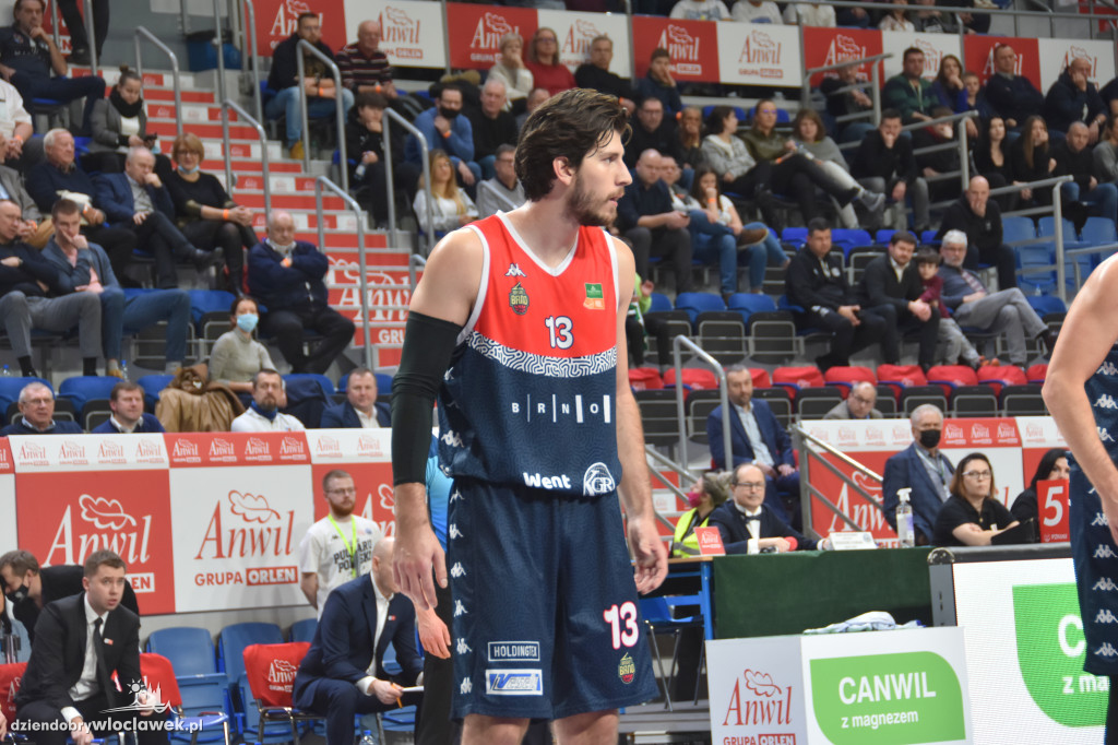 Mecz Anwil Włocławek - Basket Brno