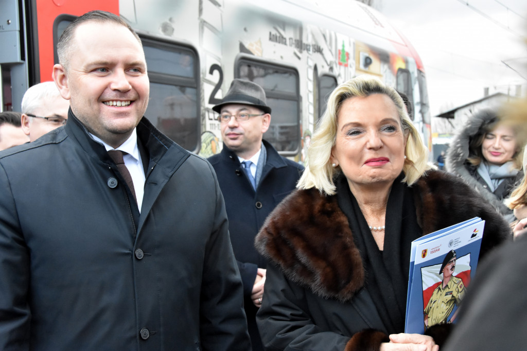 Pociąg `Anders` przyjechał do Włocławka