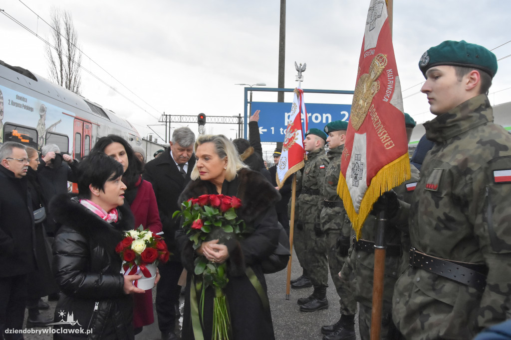 Pociąg `Anders` przyjechał do Włocławka
