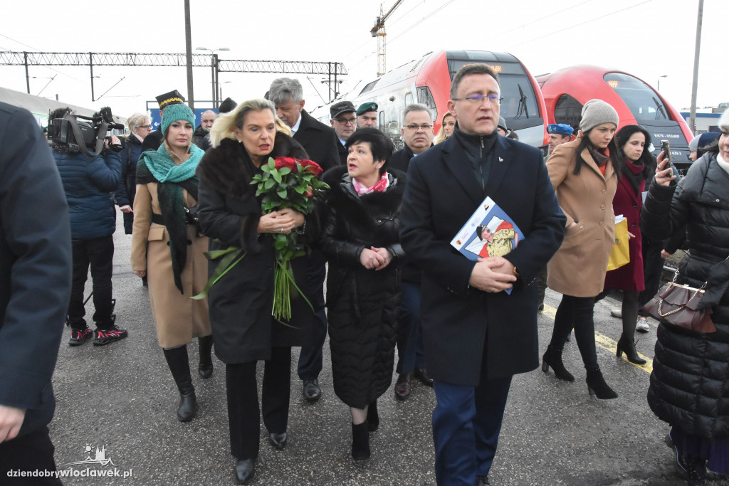 Pociąg `Anders` przyjechał do Włocławka