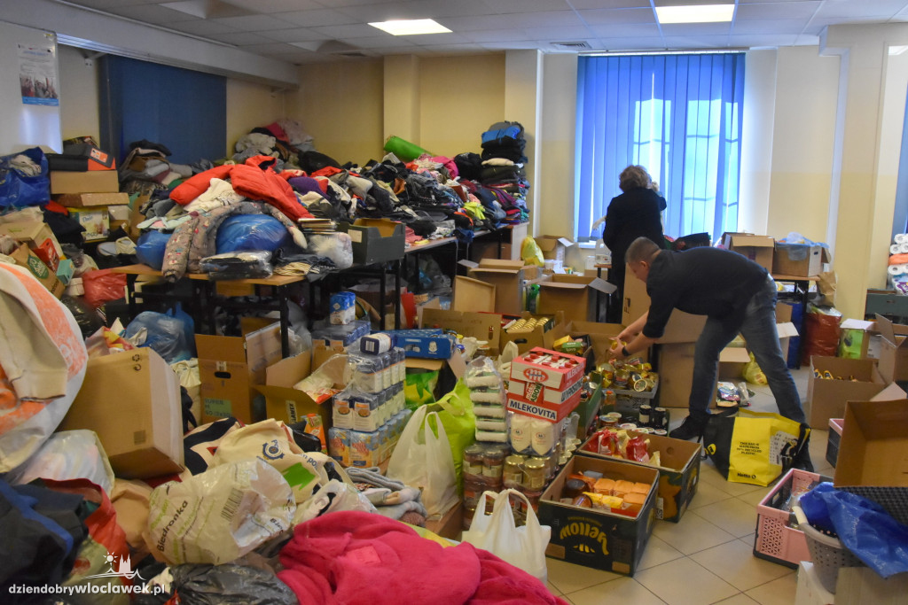 Bursa pełna darów dla Ukrainy