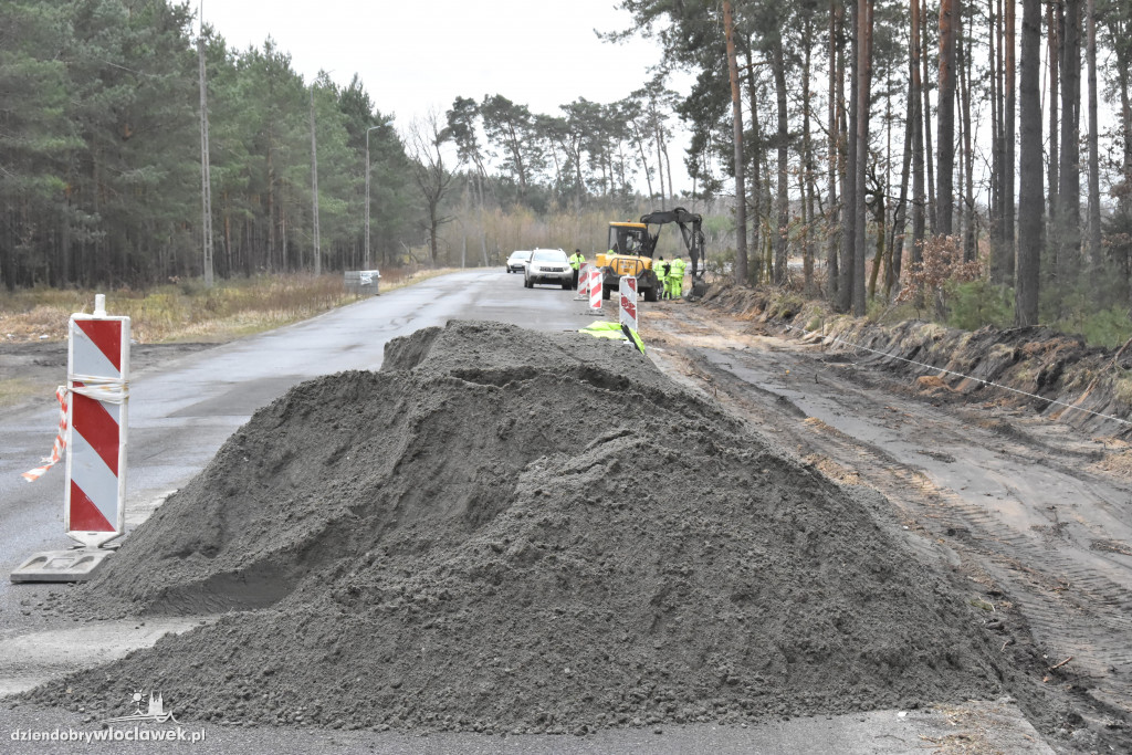 Przebudowa drogi w Pińczacie
