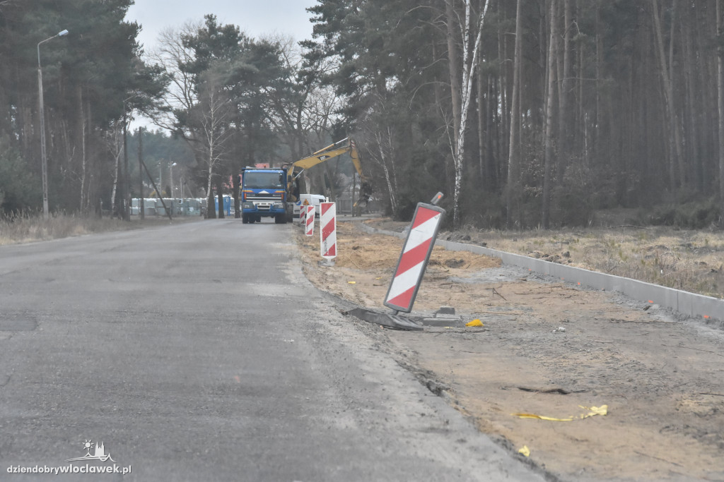 Przebudowa drogi w Pińczacie