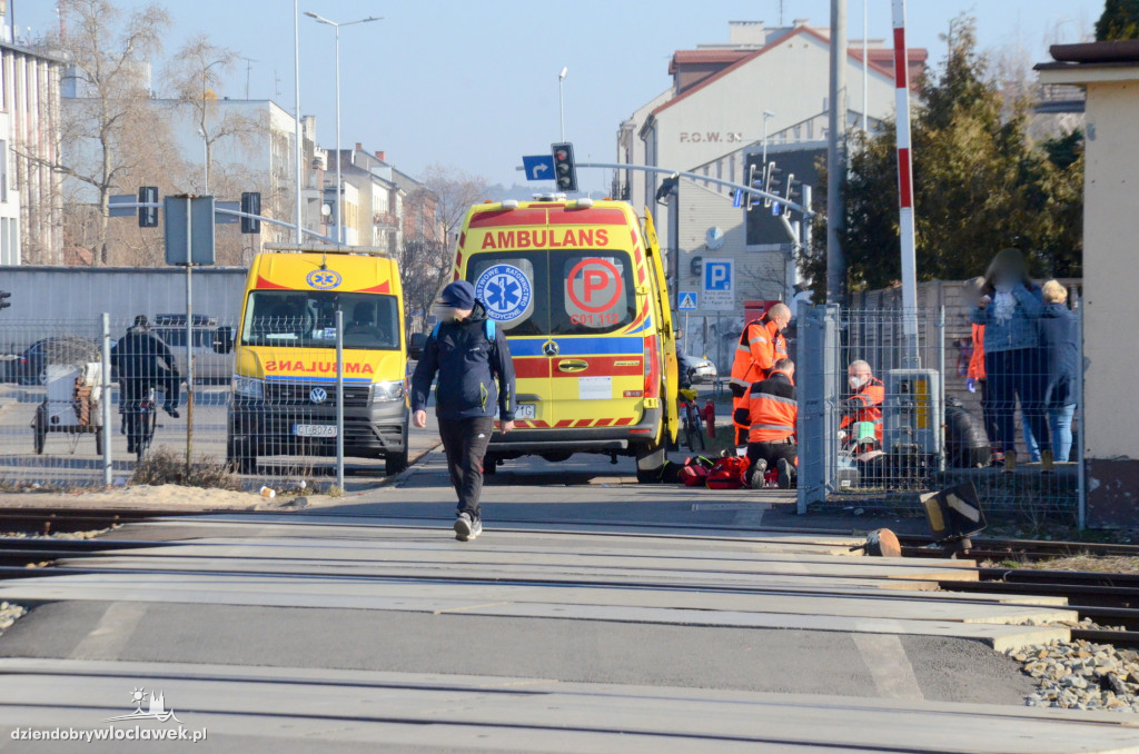 Wypadek na torach na ul. Kaliskiej