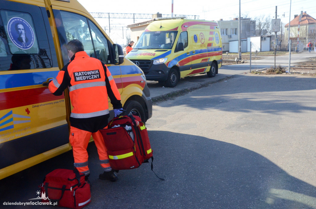 Wypadek na torach na ul. Kaliskiej