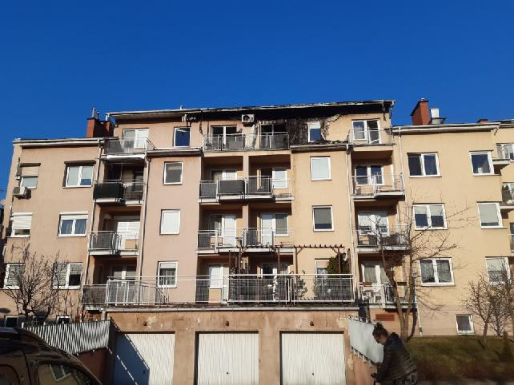 Pożar w budynku przy ul. Biakupiej