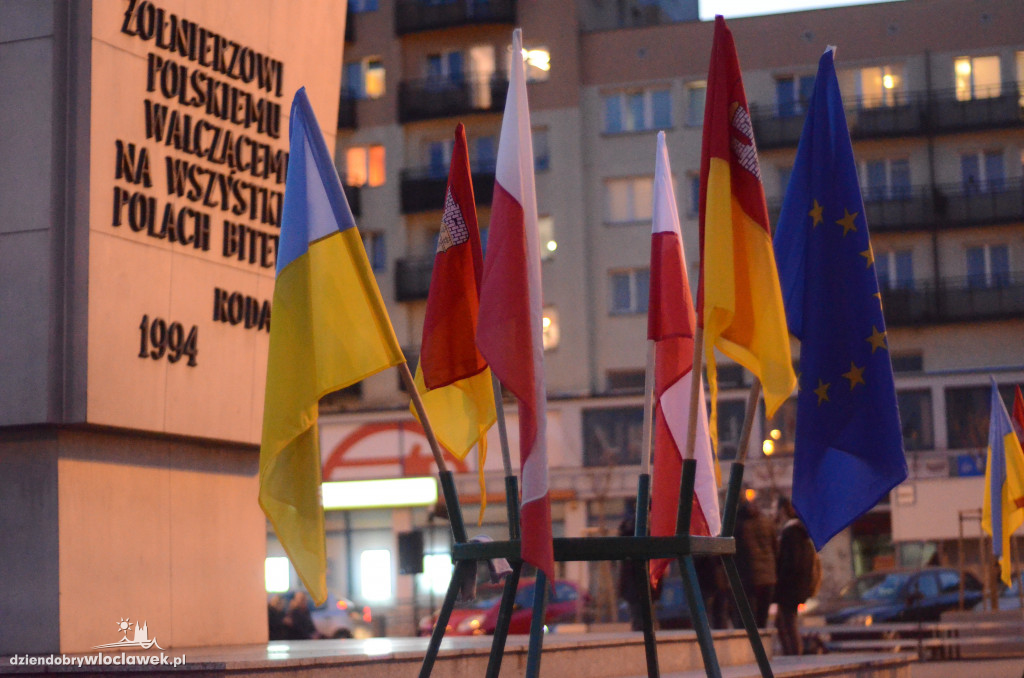 `Solidarni z Ukrainą` na Pl. Wolności