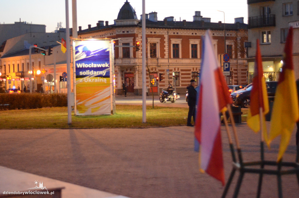 `Solidarni z Ukrainą` na Pl. Wolności