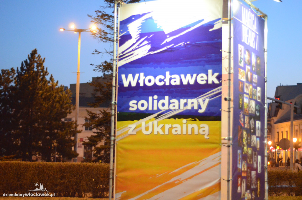 `Solidarni z Ukrainą` na Pl. Wolności