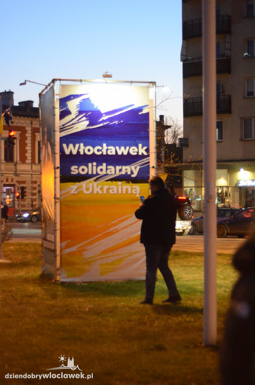`Solidarni z Ukrainą` na Pl. Wolności
