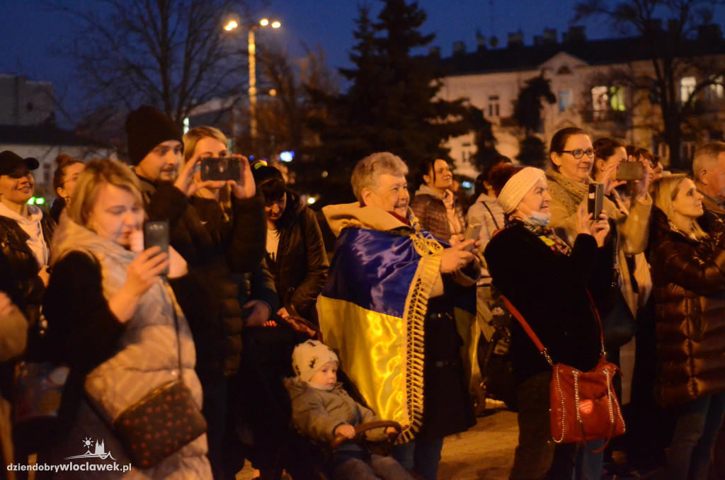 `Solidarni z Ukrainą` na Pl. Wolności
