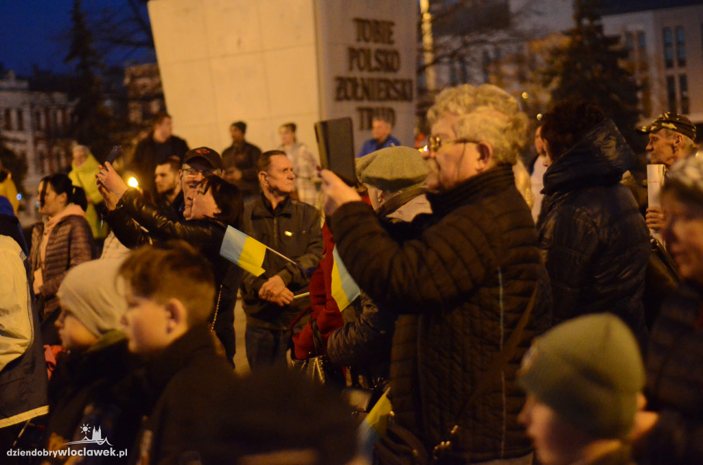 `Solidarni z Ukrainą` na Pl. Wolności