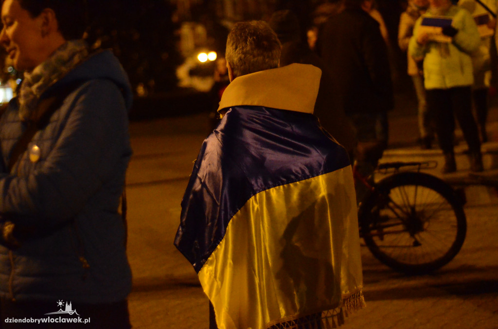 `Solidarni z Ukrainą` na Pl. Wolności