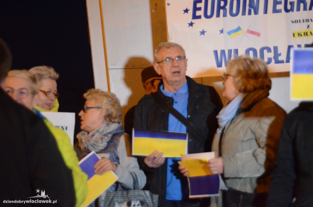`Solidarni z Ukrainą` na Pl. Wolności