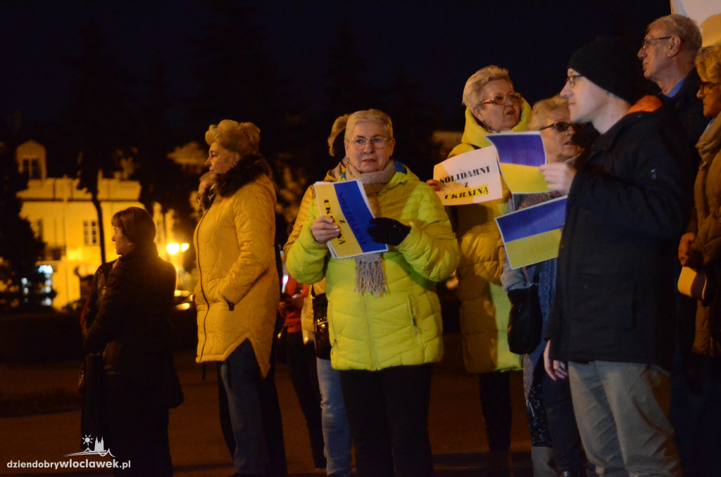 `Solidarni z Ukrainą` na Pl. Wolności